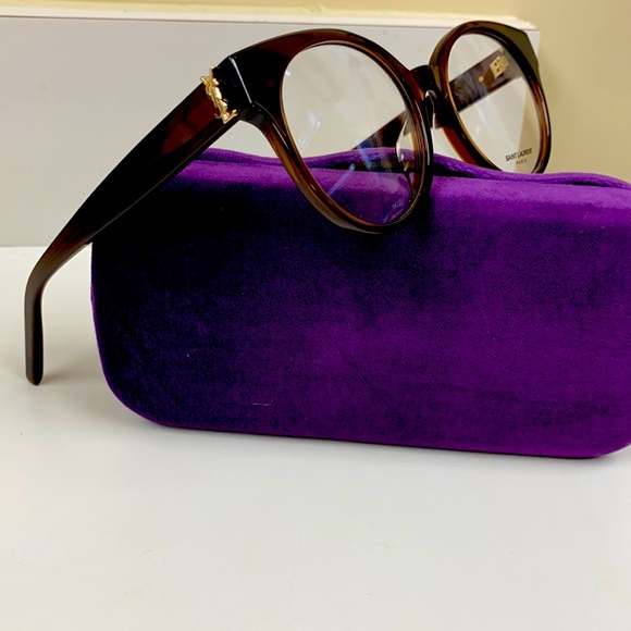 Yves Saint Laurent Logo Oversized Eyeglasses - Picture 1 of 9